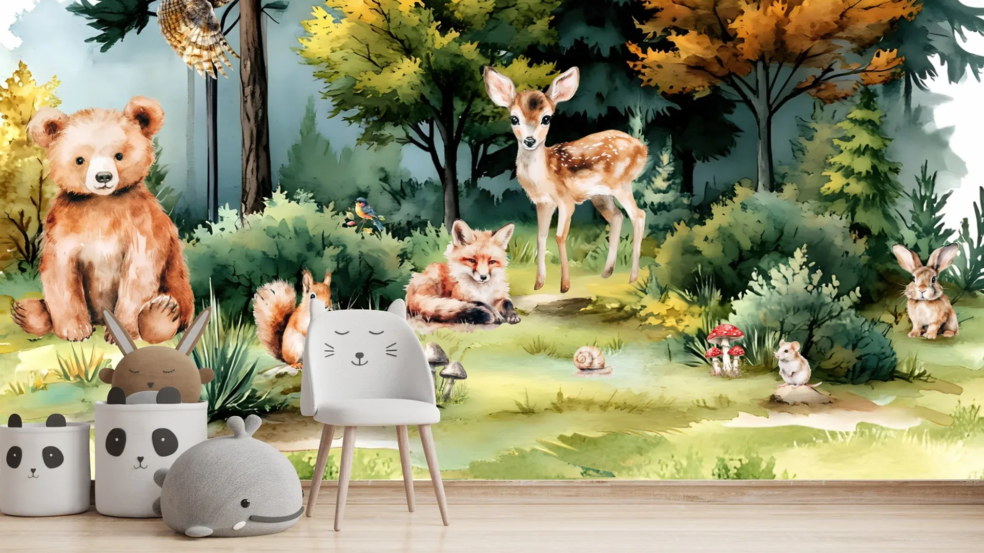 fototapeta dla dziecka las