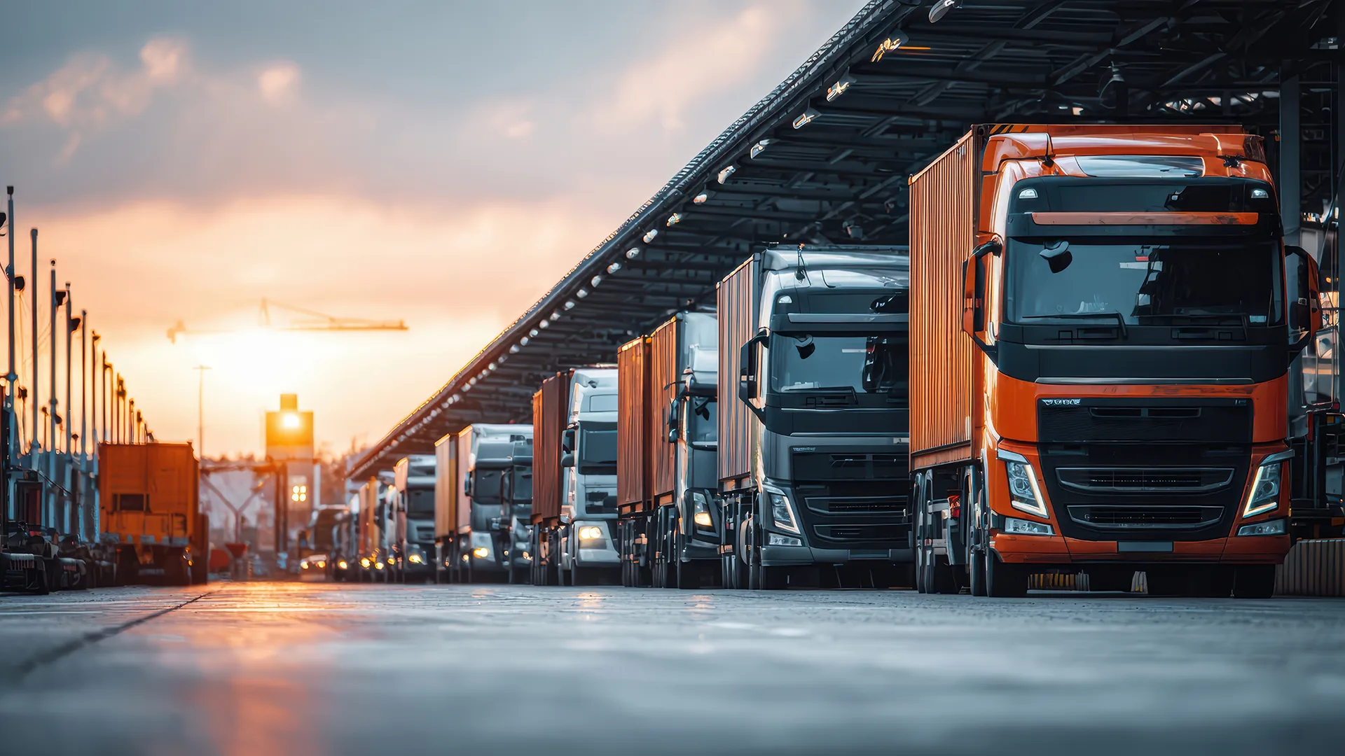 monitoring terminalu przeładunkowego TIR